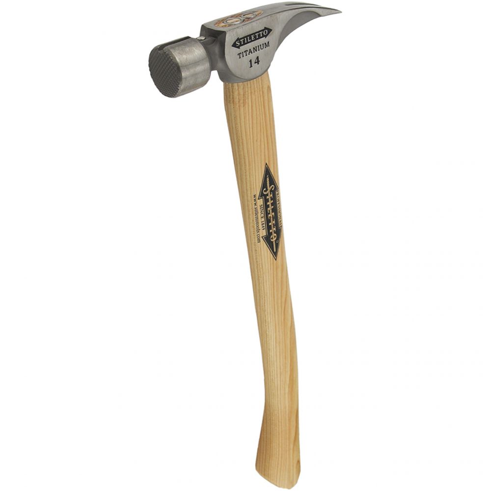 Titanhammer m. Hickorystiel Stiletto Ti14MC-H18, 457 mm lang, gerippt - 1 Stück